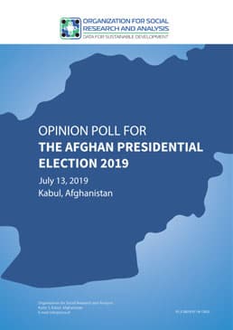 Opinion Poll for Afghanistan Presidential Election 2019
